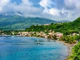 La cte paradisiaque de Saint-Pierre, en Martinique.